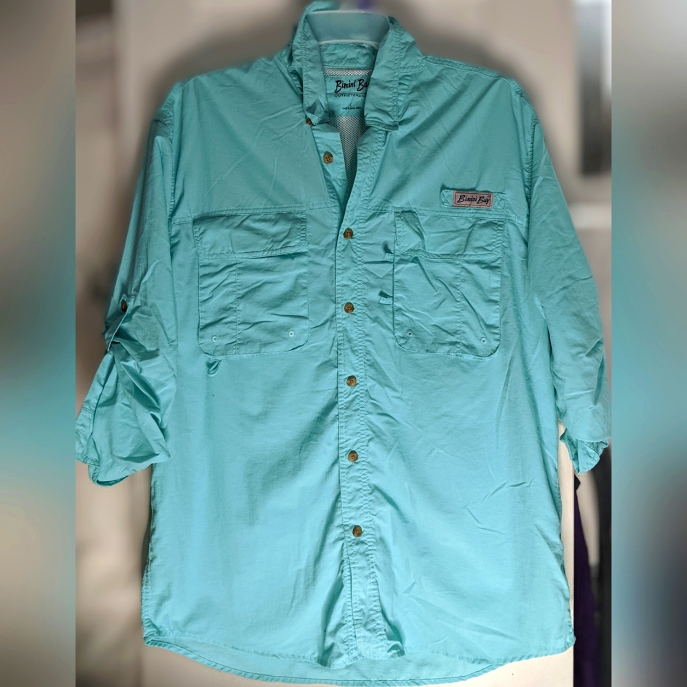 Bimini Bay Outfitters LTD Vented Men's Button Down Fishing Shirt
